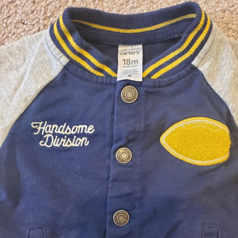 Handsome Division Blue Varsity Jacket - Picture 2 of 2